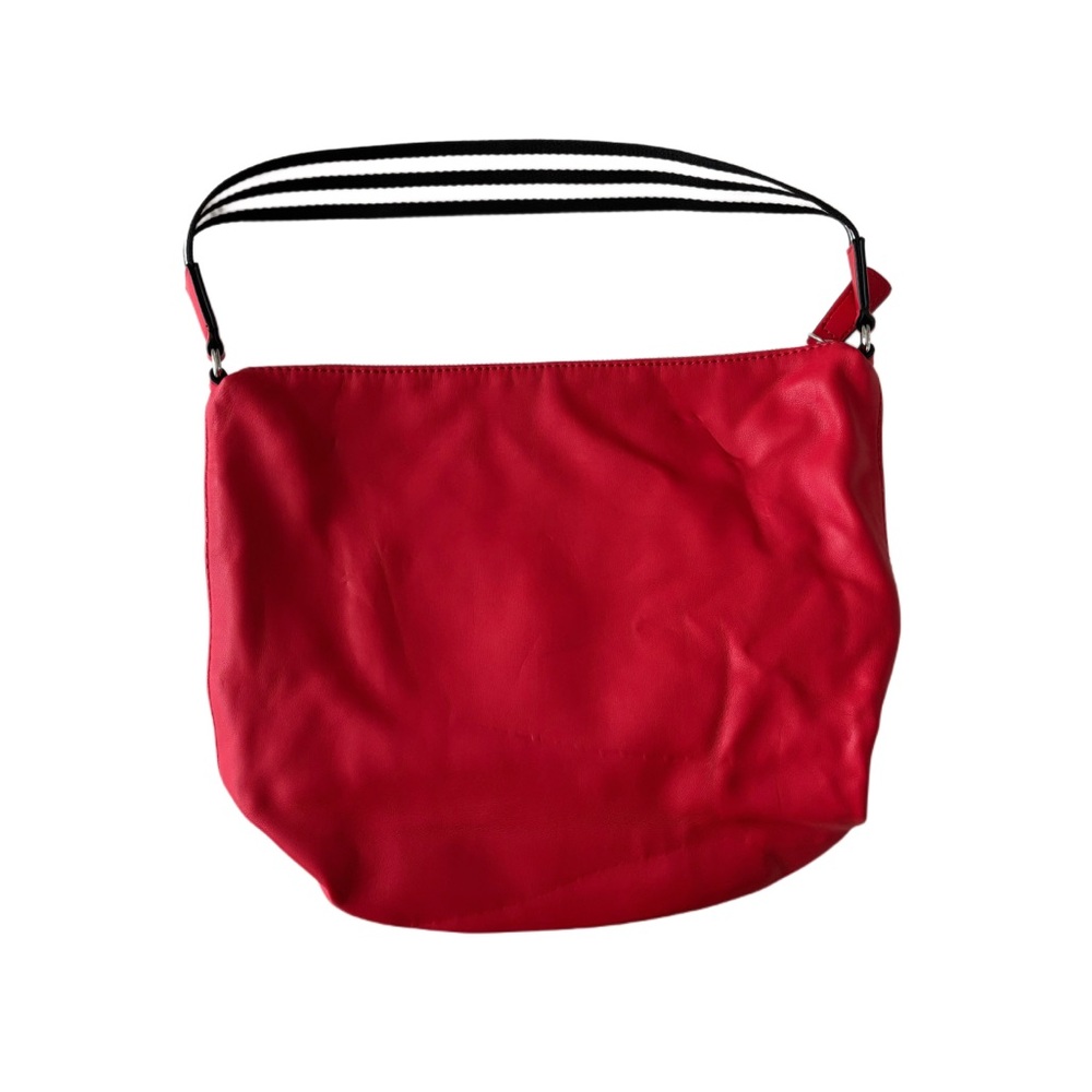 Vintage Guess 1981 Red Soft Leather Shoulder Bag - Picture 8 of 11
